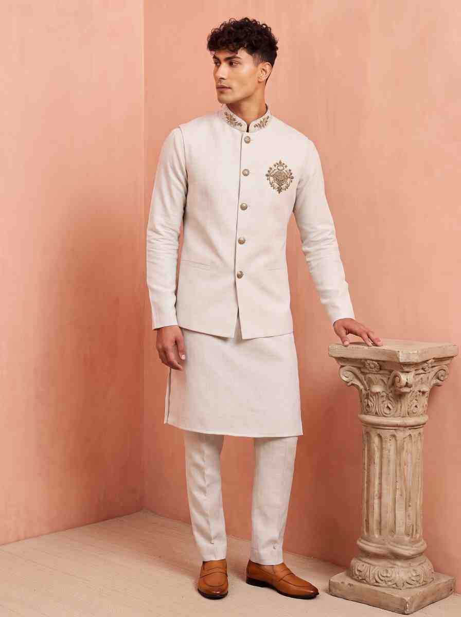 YNF Wholesale Linen Mens Kurtas  | Surat Manufacturer