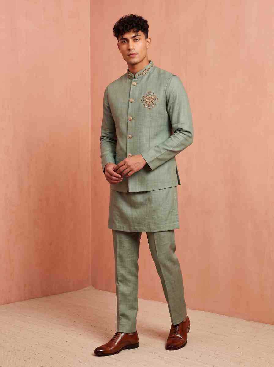 YNF Wholesale Linen Mens Kurtas  | Surat Manufacturer