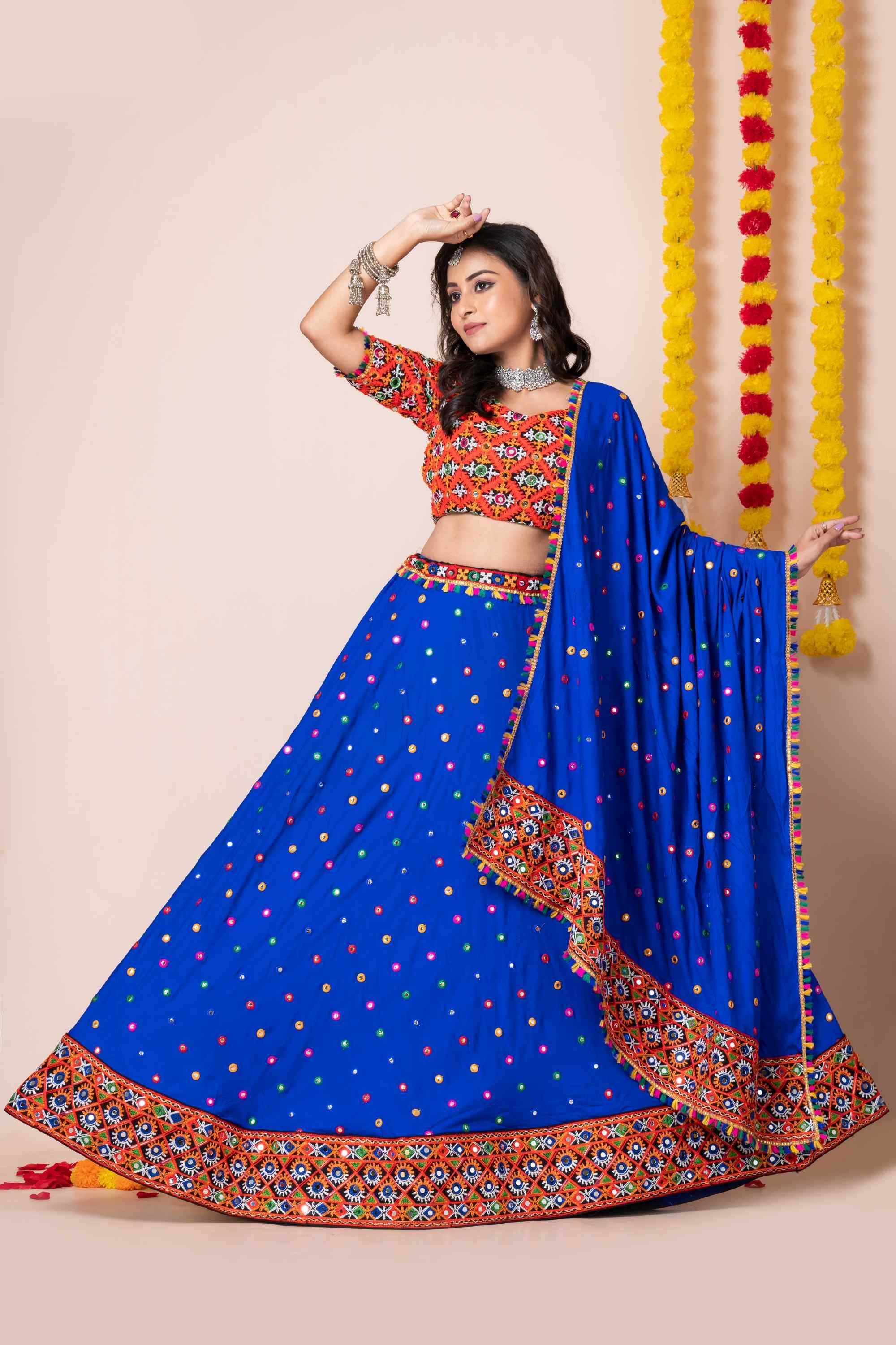 YNF Wholesale Heavy Rayon Embroidered Lehenga  | Surat Manufacturer