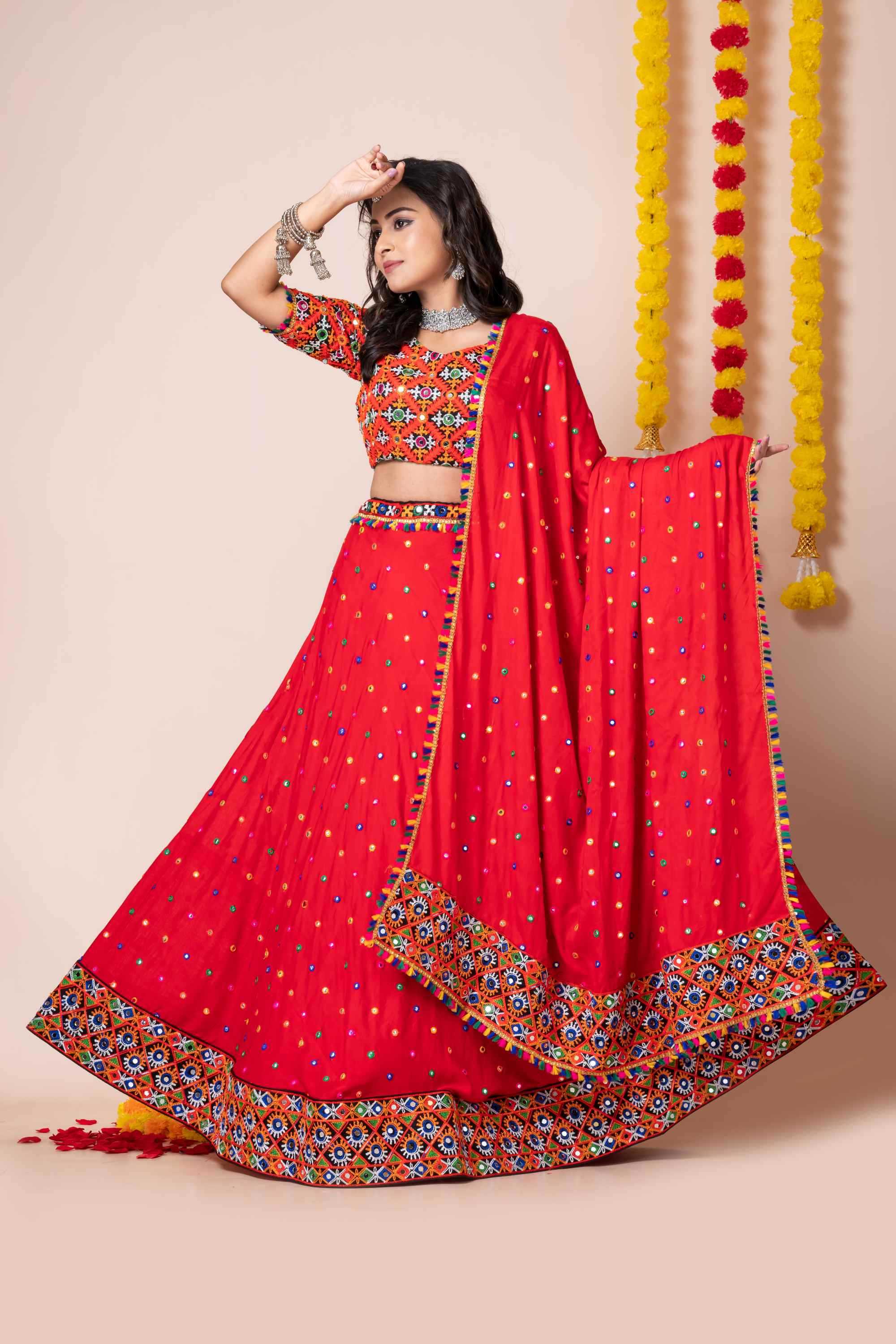 YNF Wholesale Heavy Rayon Embroidered Lehenga  | Surat Manufacturer