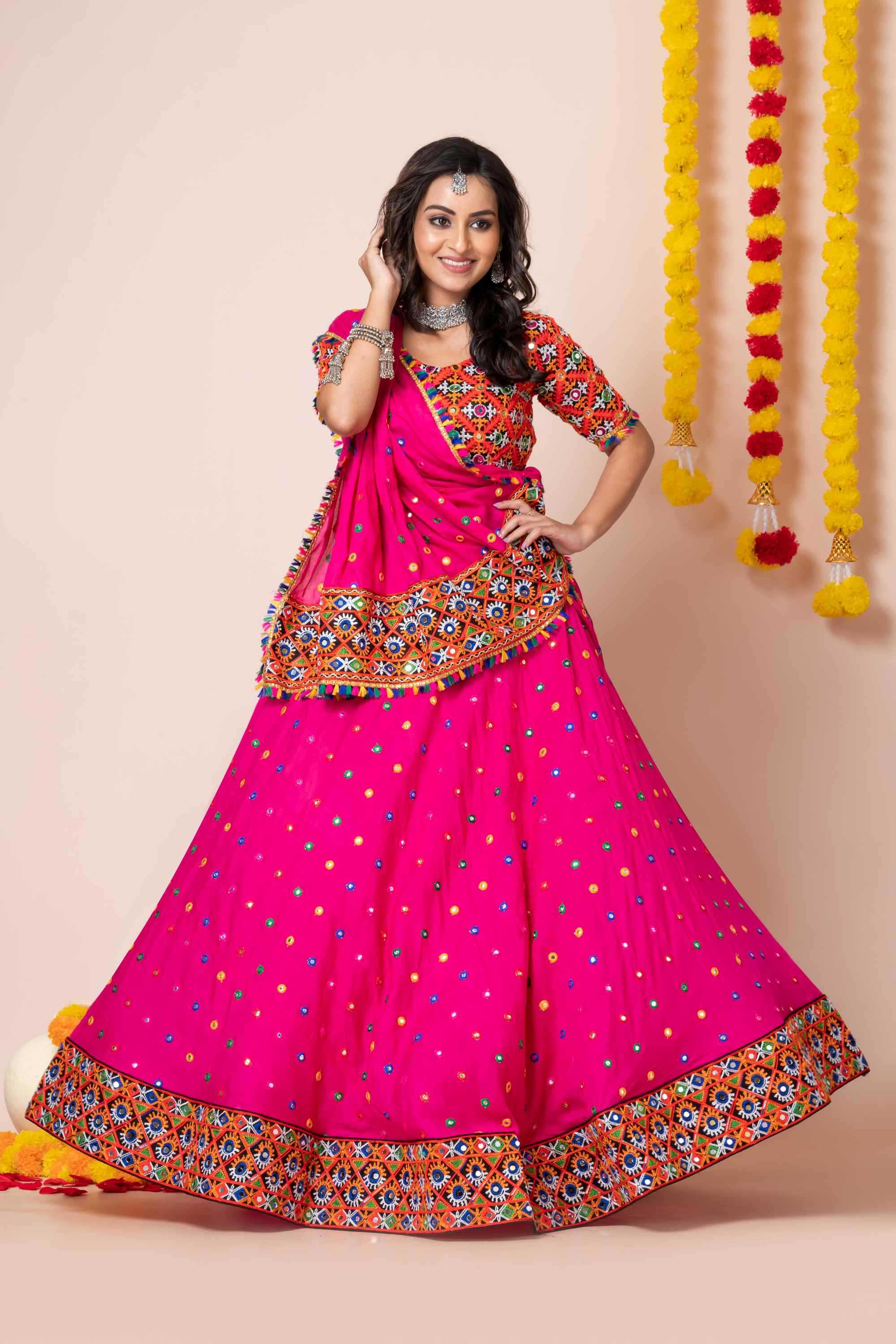 YNF Wholesale Heavy Rayon Embroidered Lehenga  | Surat Manufacturer