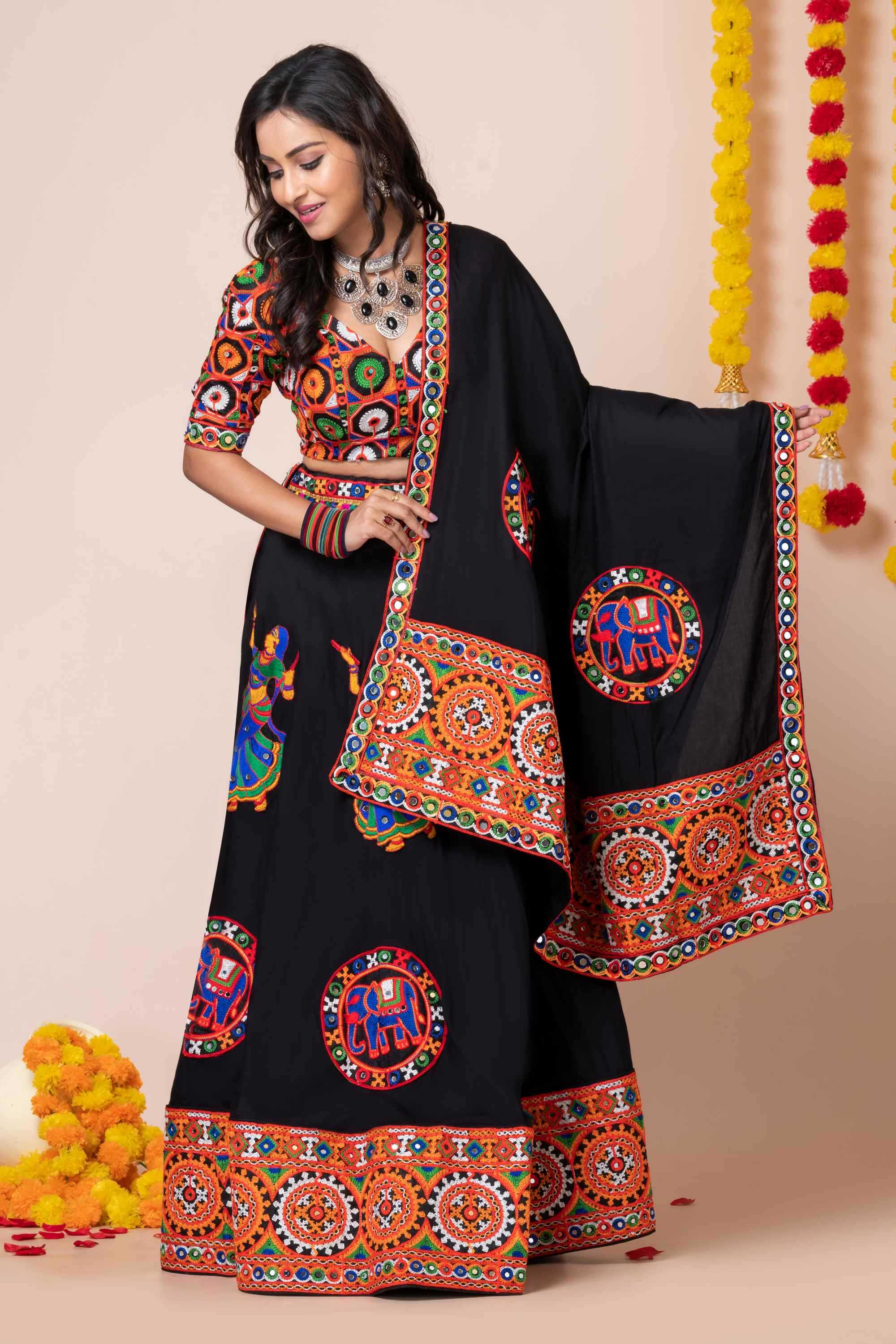 YNF Wholesale Heavy Rayon Embroidered Lehenga  | Surat Manufacturer