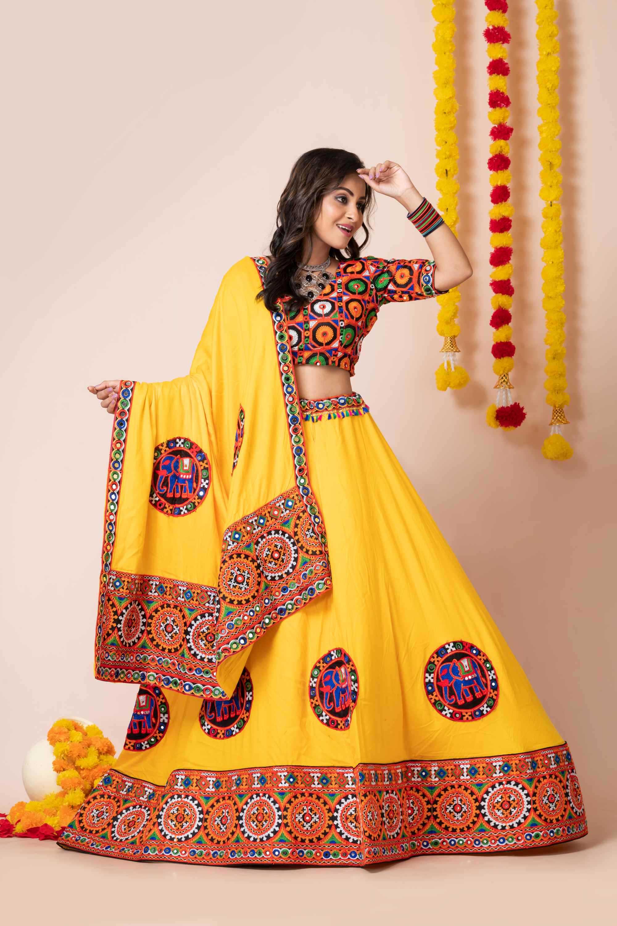 YNF Wholesale Heavy Rayon Embroidered Lehenga  | Surat Manufacturer