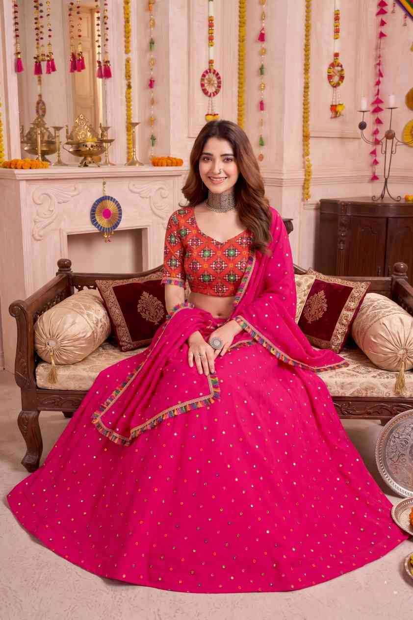YNF Wholesale Heavy Rayon Embroidered Lehenga RIN223 Rangbaaz Vol-54 | Surat Manufacturer