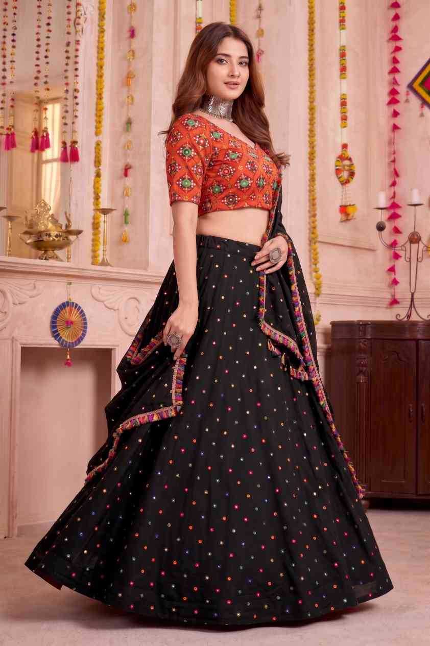 YNF Wholesale Heavy Rayon Embroidered Lehenga RIN223 Rangbaaz Vol-54 | Surat Manufacturer