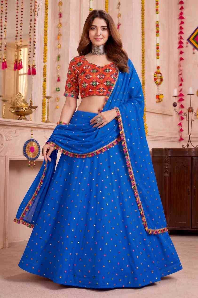 YNF Wholesale Heavy Rayon Embroidered Lehenga RIN223 Rangbaaz Vol-54 | Surat Manufacturer