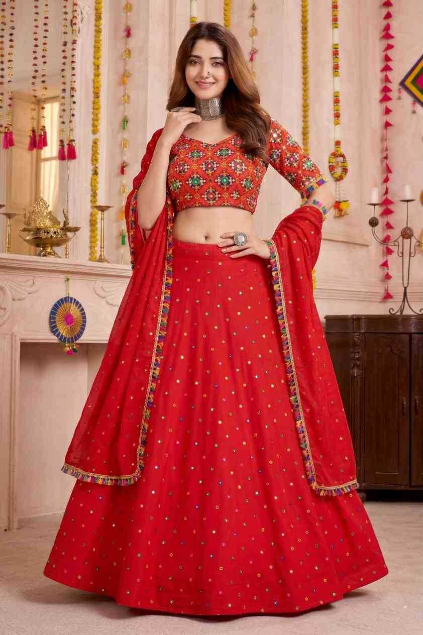 YNF Wholesale Heavy Rayon Embroidered Lehenga RIN223 Rangbaaz Vol-54 | Surat Manufacturer