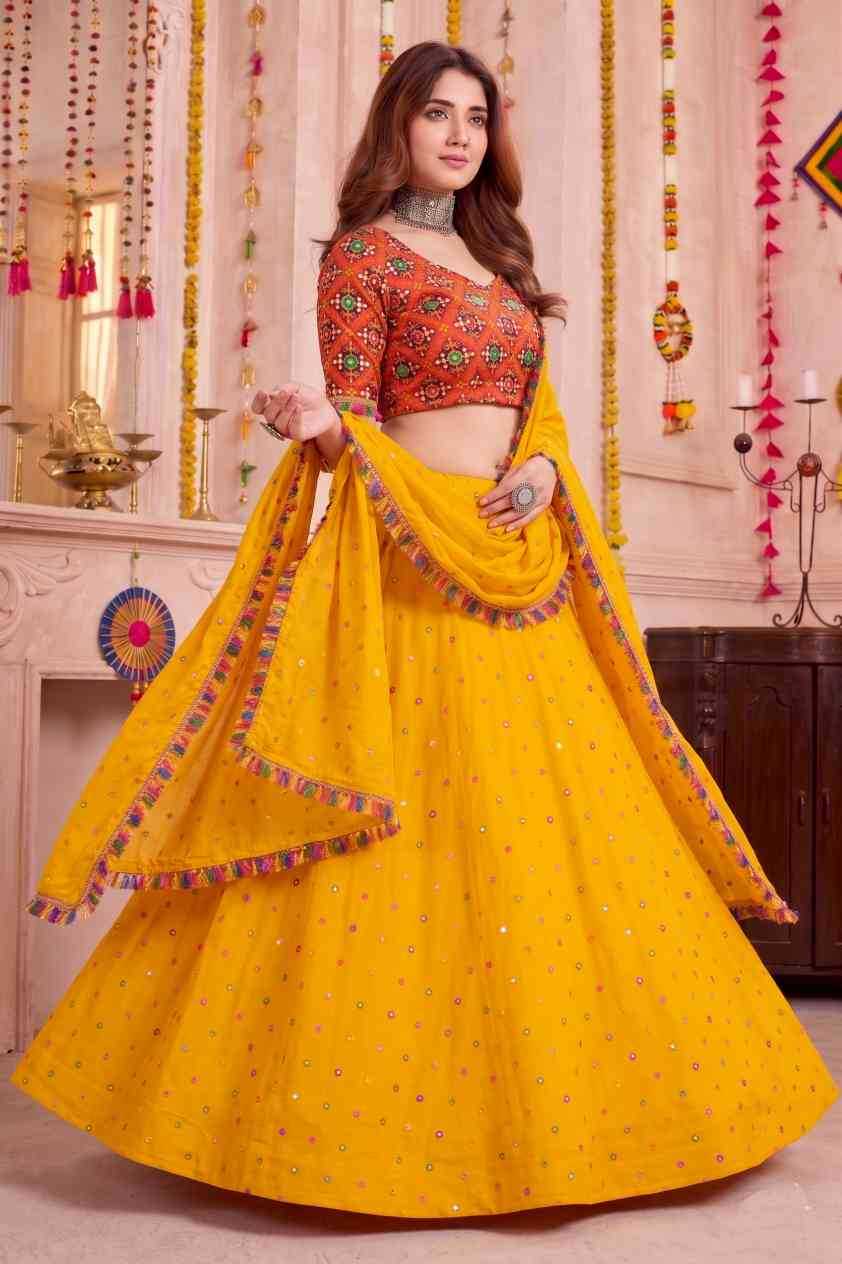 YNF Wholesale Heavy Rayon Embroidered Lehenga RIN223 Rangbaaz Vol-54 | Surat Manufacturer