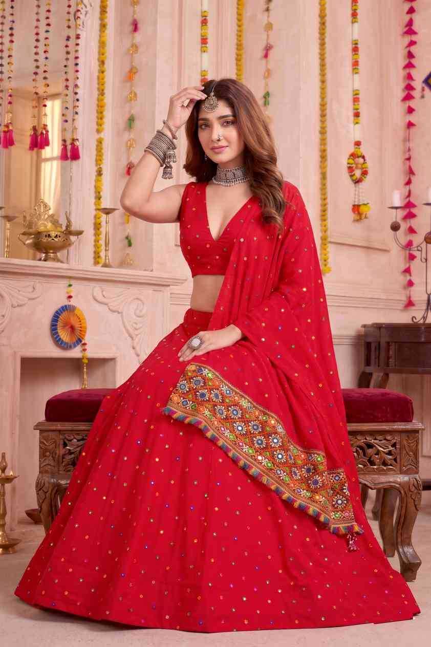 YNF Wholesale Heavy Rayon Embroidered Lehenga  | Surat Manufacturer