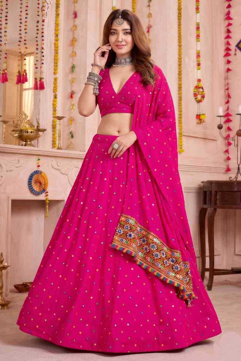YNF Wholesale Heavy Rayon Embroidered Lehenga  | Surat Manufacturer