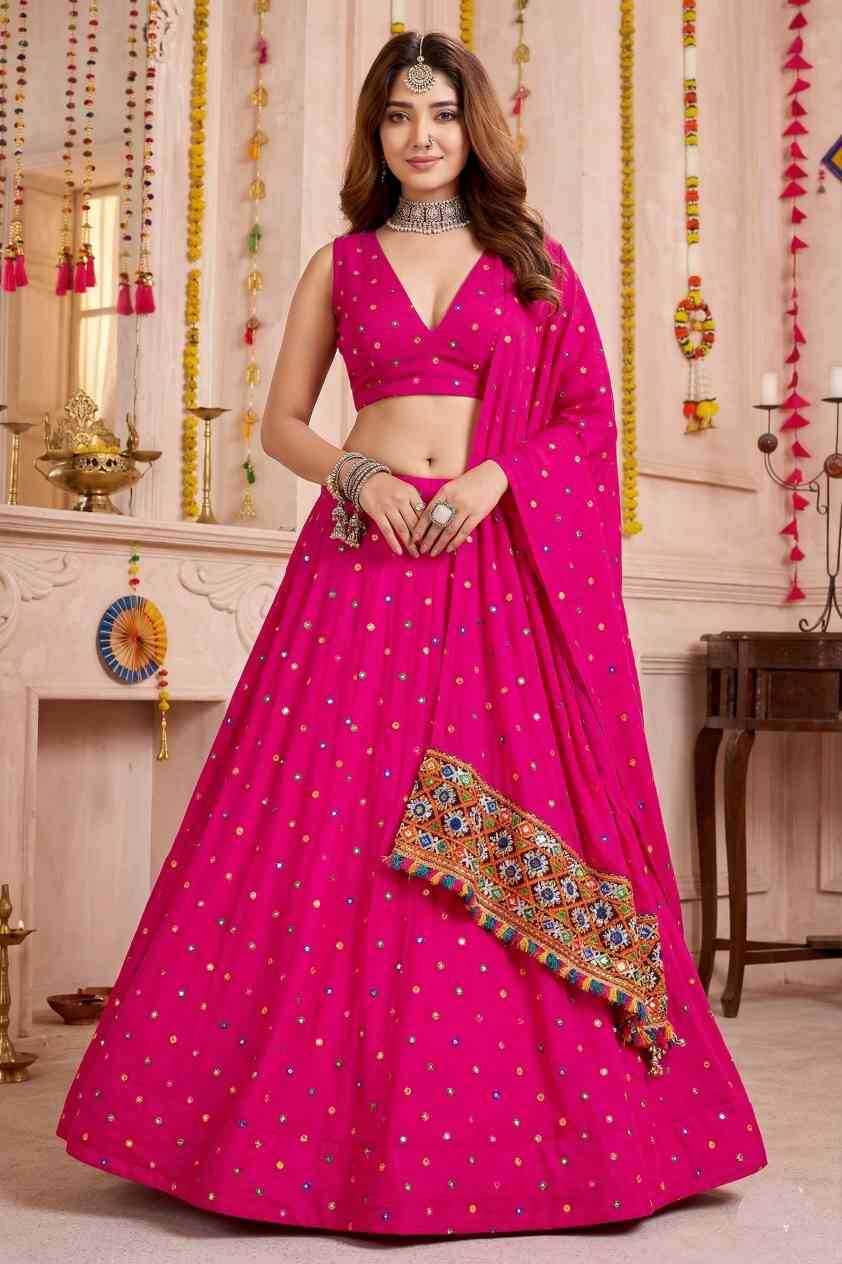 YNF Wholesale Heavy Rayon Embroidered Lehenga  | Surat Manufacturer