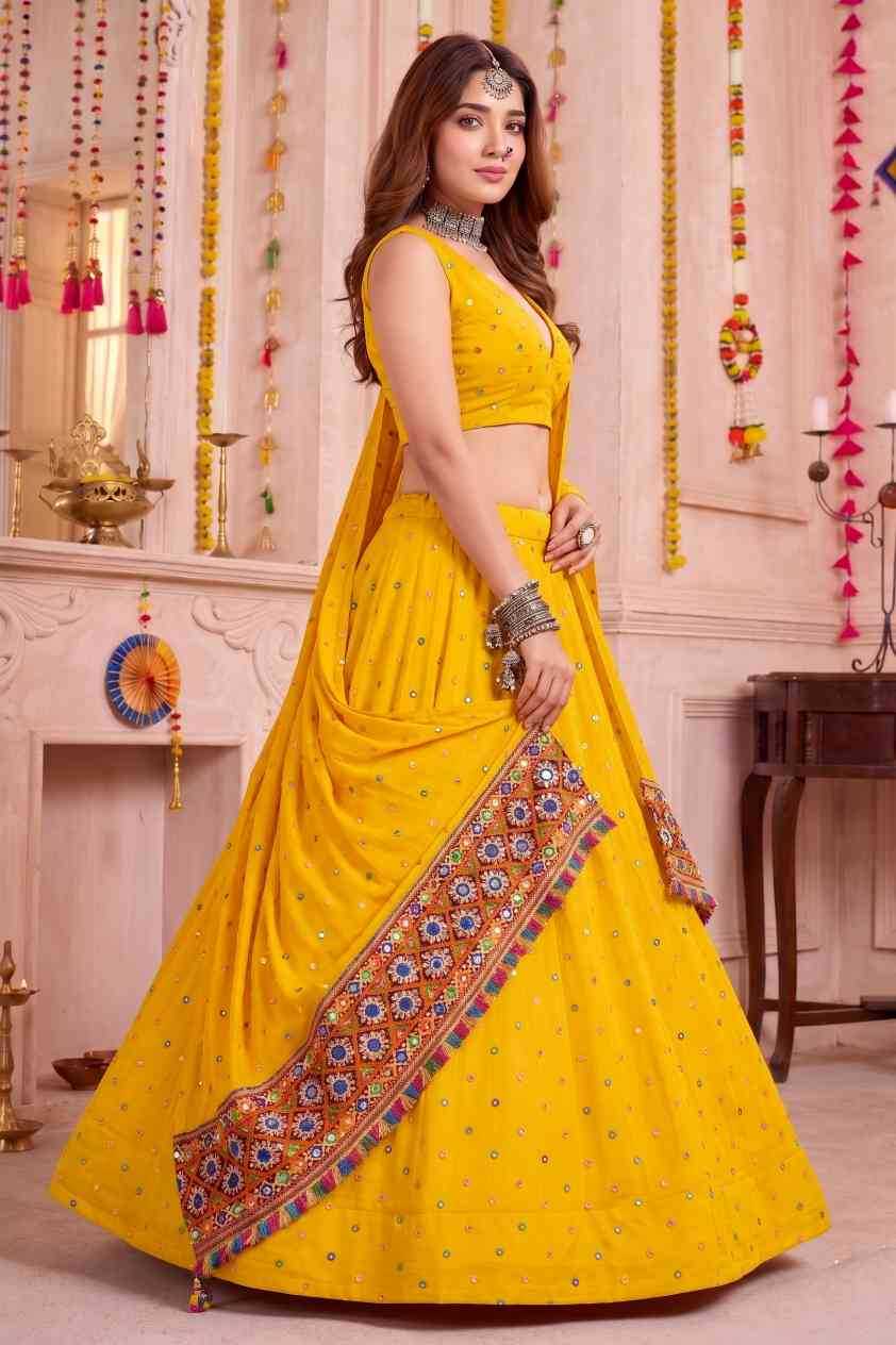 YNF Wholesale Heavy Rayon Embroidered Lehenga  | Surat Manufacturer