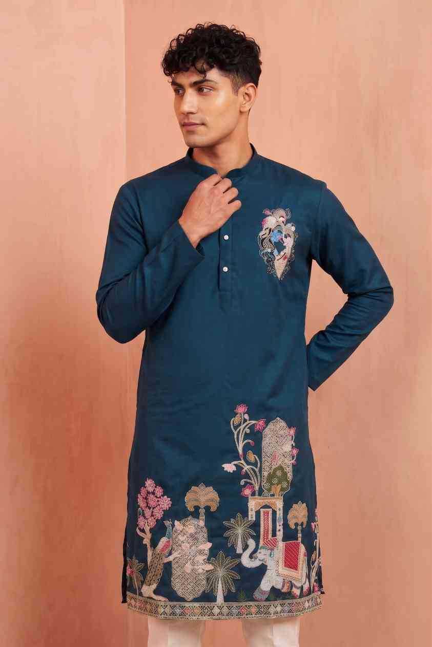YNF Wholesale Silk Mens Kurta Pyjama  | Surat Manufacturer