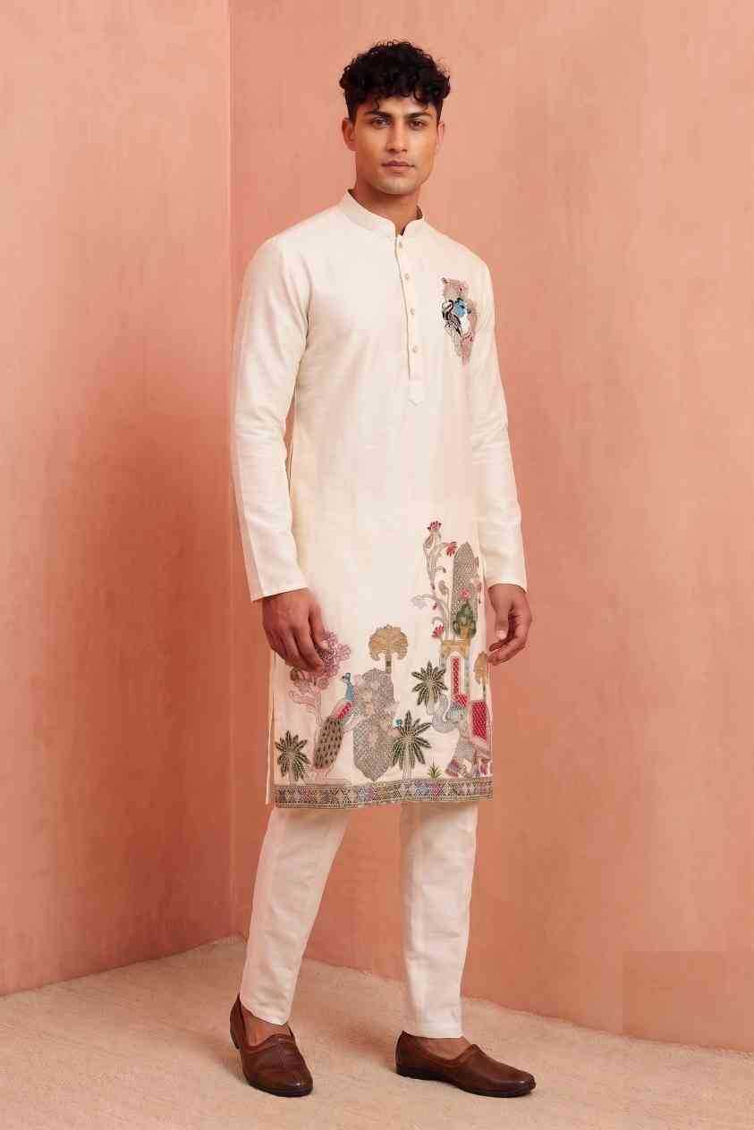 YNF Wholesale Silk Mens Kurta Pyjama  | Surat Manufacturer