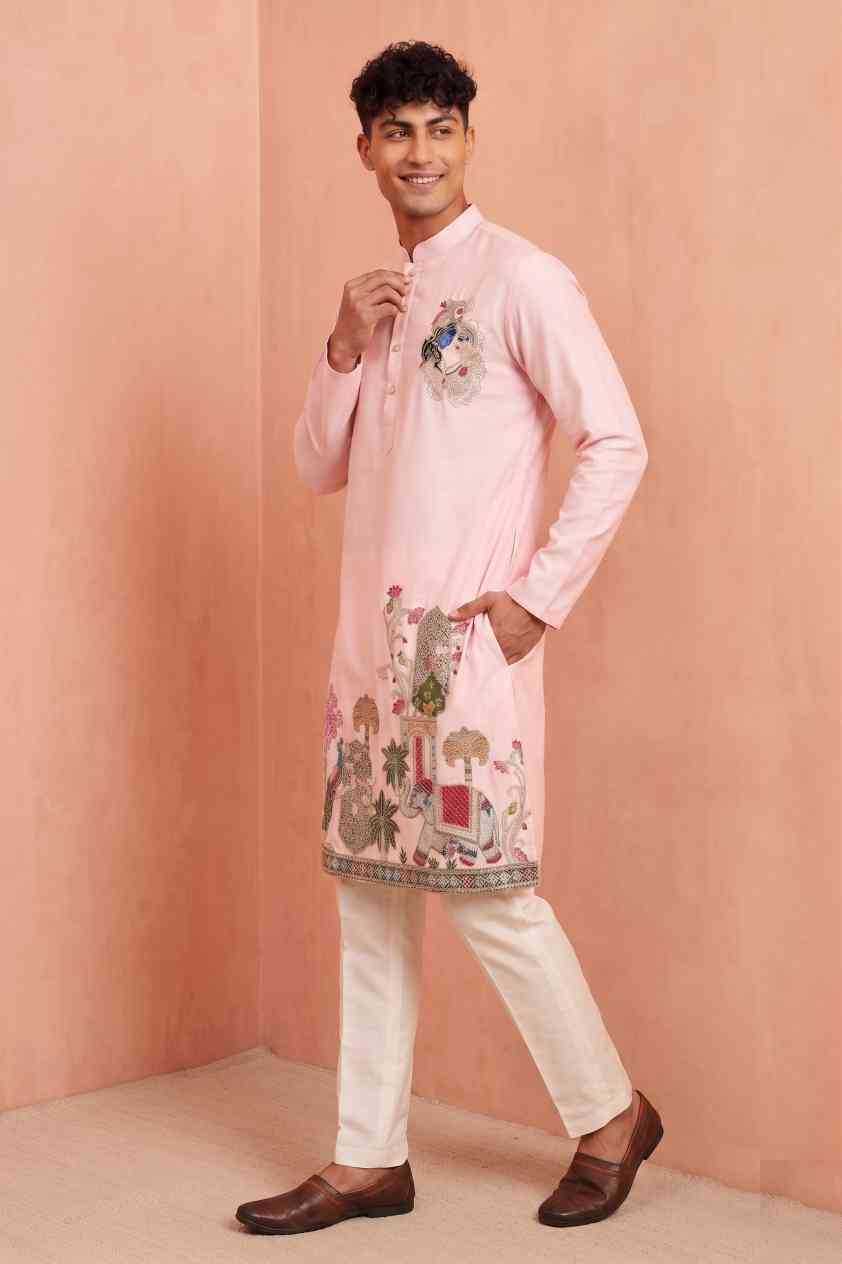 YNF Wholesale Silk Mens Kurta Pyjama  | Surat Manufacturer
