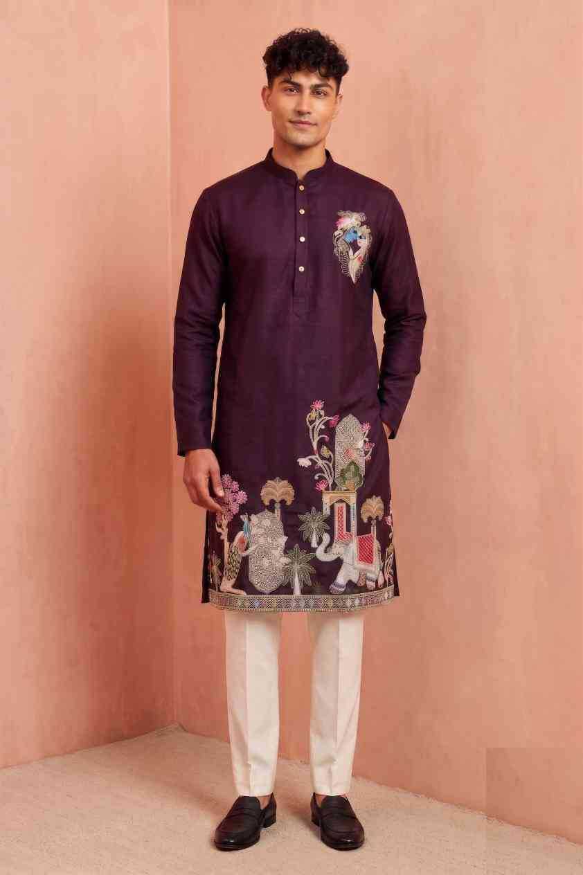 YNF Wholesale Silk Mens Kurta Pyjama  | Surat Manufacturer