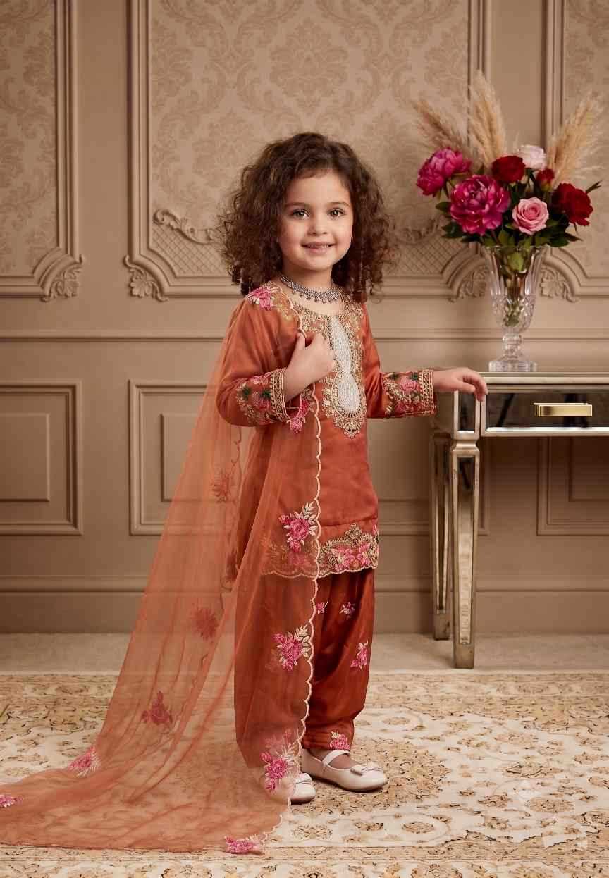 YNF Wholesale Faux Georgette Kids Suit  | Surat Manufacturer