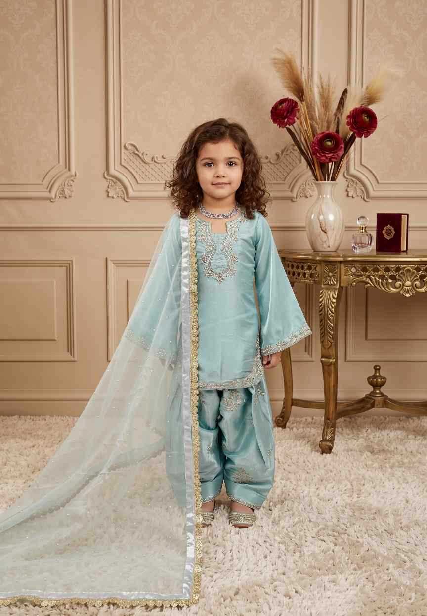YNF Wholesale Faux Georgette Kids Suit  | Surat Manufacturer