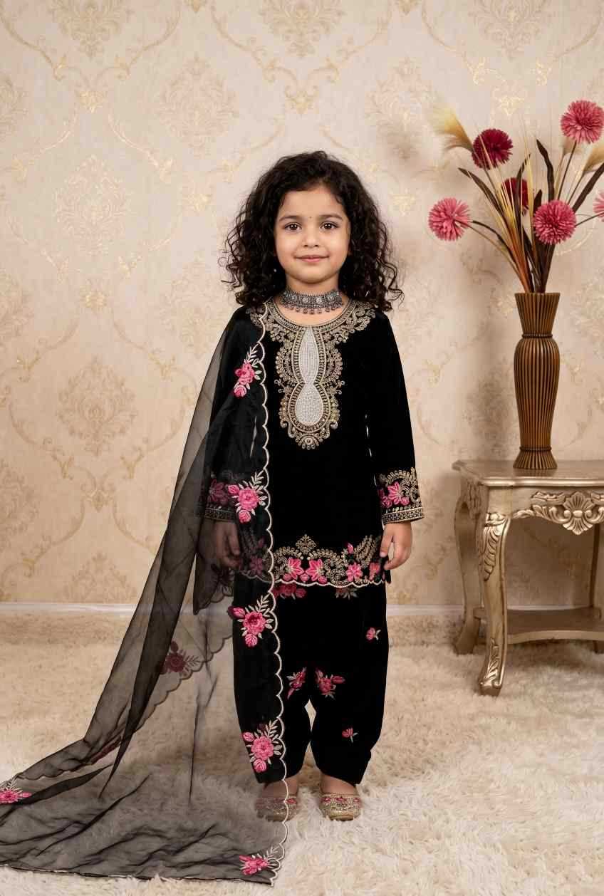 YNF Wholesale Faux Georgette Kids Suit  | Surat Manufacturer
