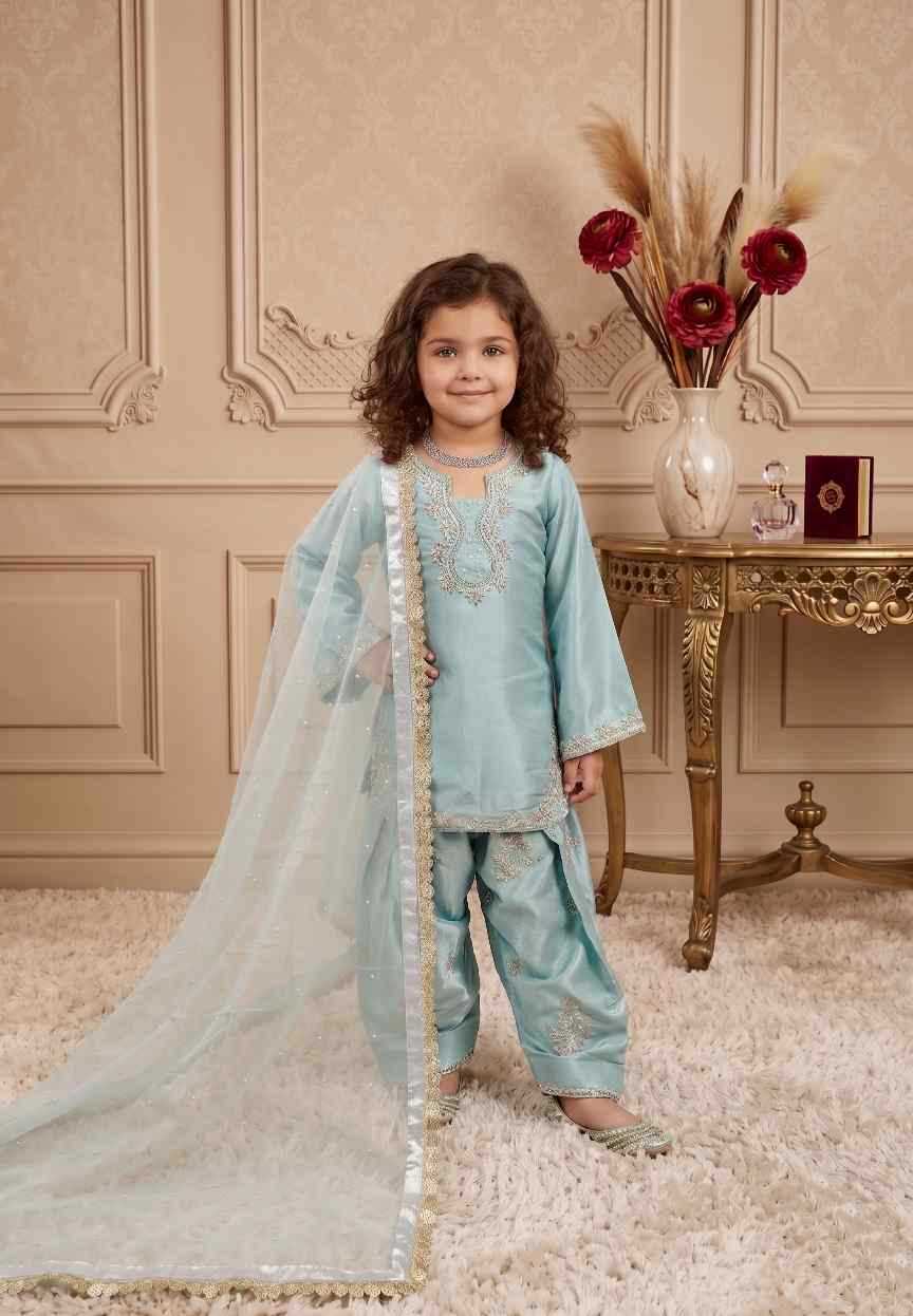 YNF Wholesale Faux Georgette Kids Suit  | Surat Manufacturer