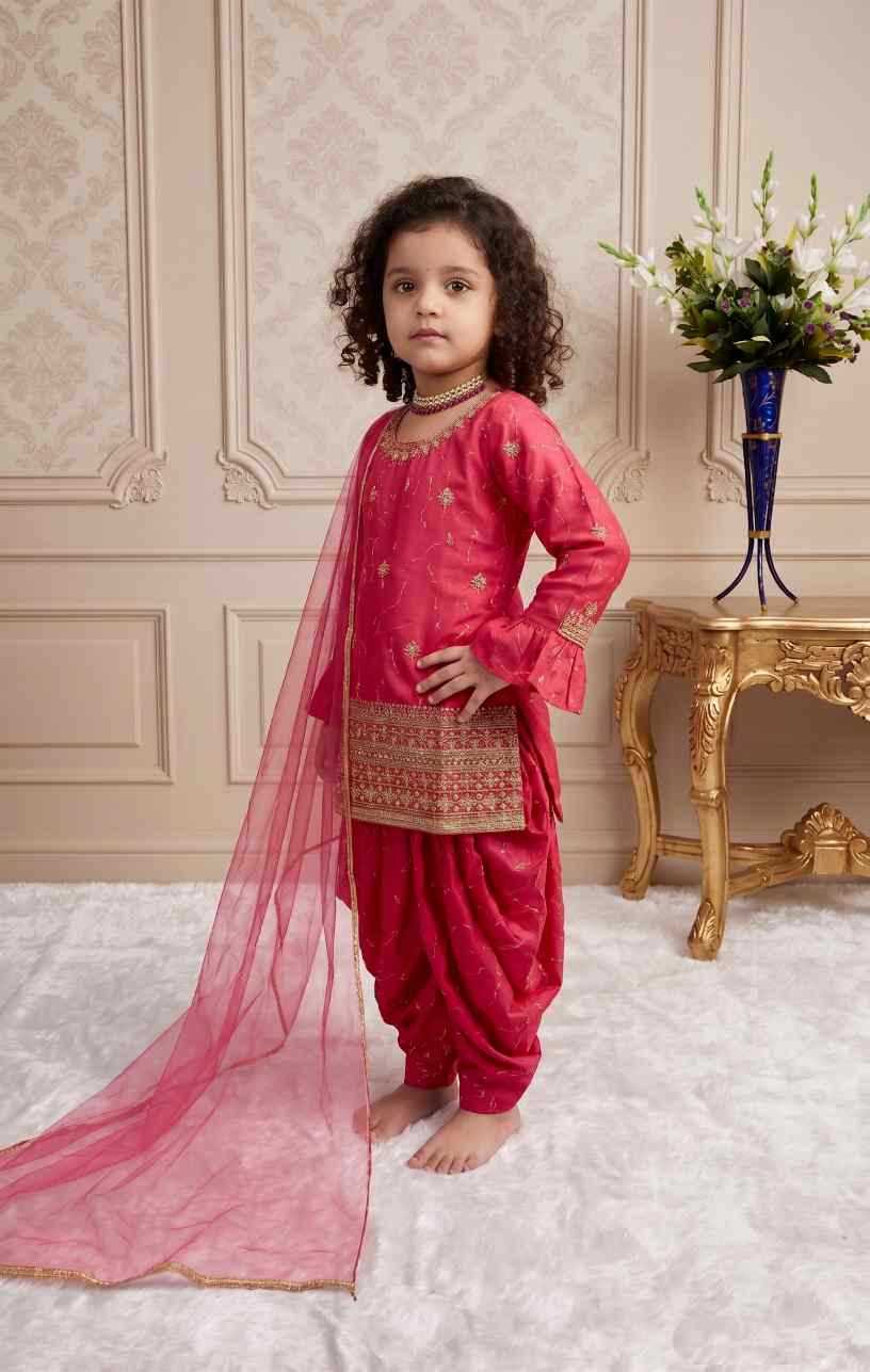 YNF Wholesale Faux Georgette Kids Suit  | Surat Manufacturer