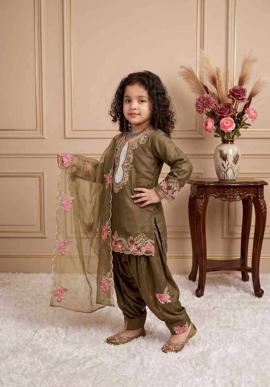 YNF Wholesale Faux Georgette Kids Suit  | Surat Manufacturer