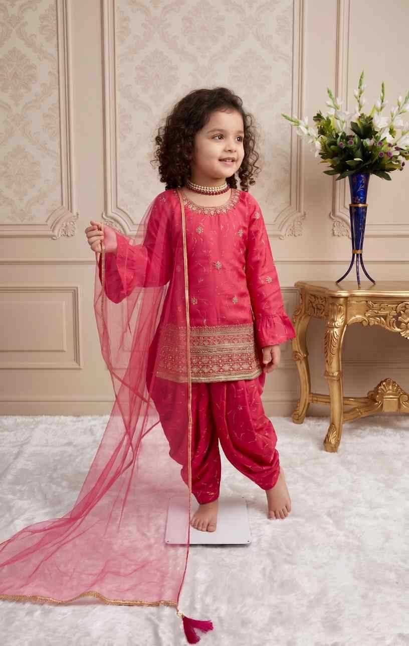 YNF Wholesale Faux Georgette Kids Suit  | Surat Manufacturer