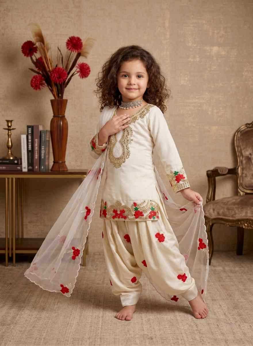 YNF Wholesale Faux Georgette Kids Suit  | Surat Manufacturer