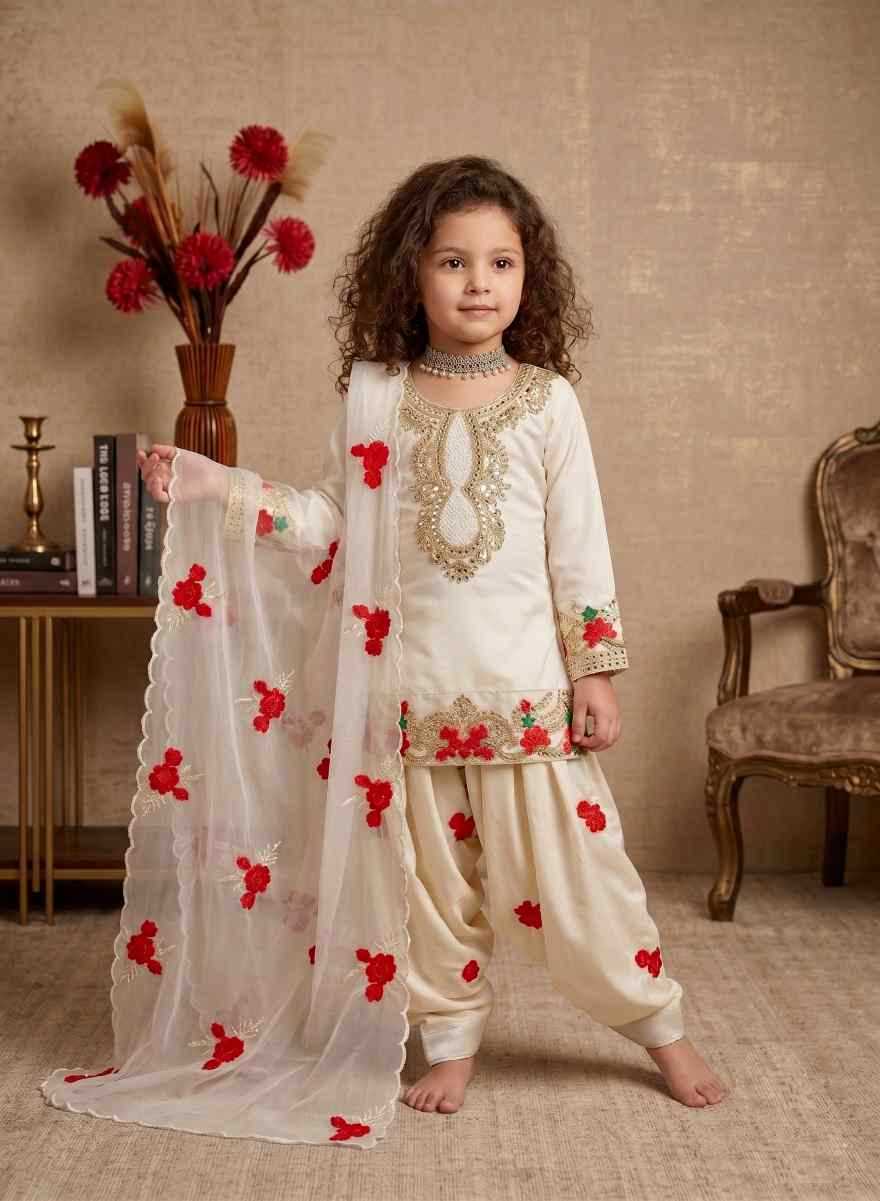 YNF Wholesale Faux Georgette Kids Suit  | Surat Manufacturer