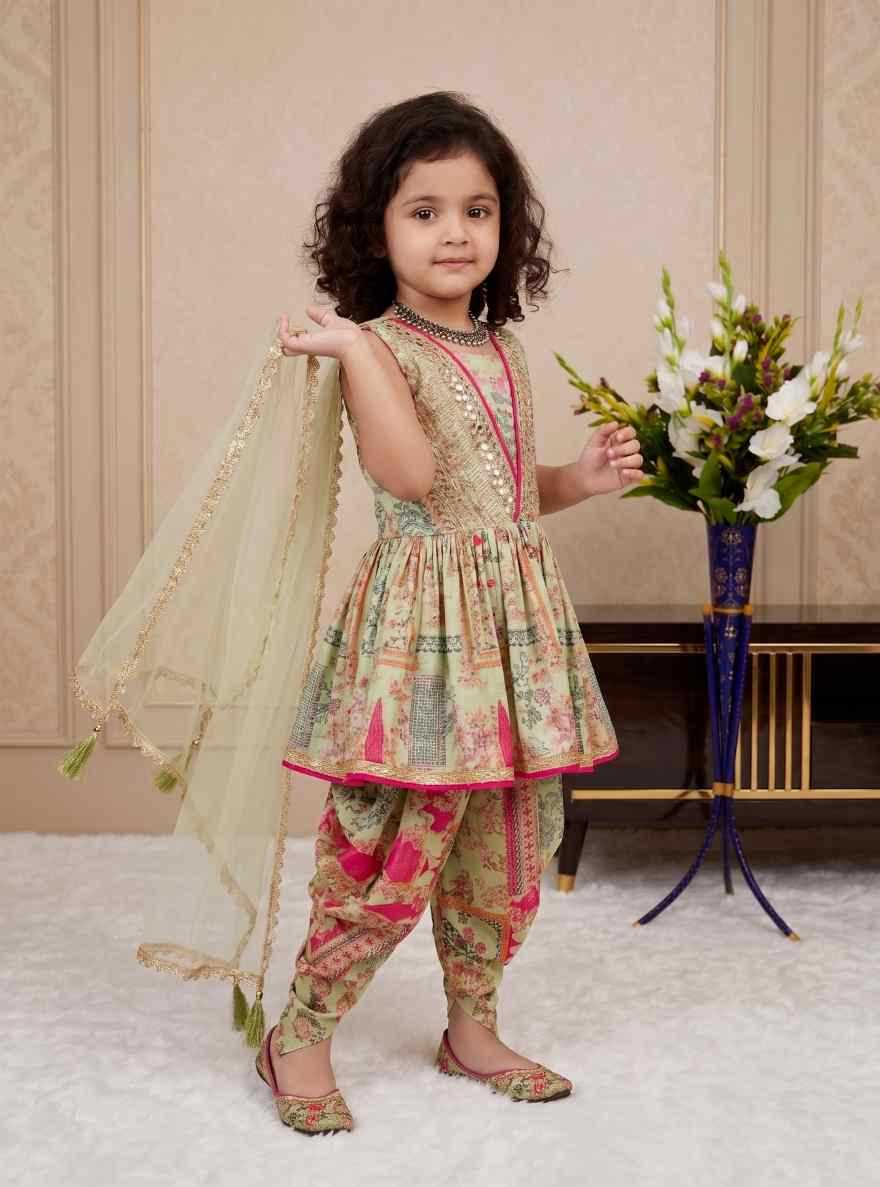 YNF Wholesale Faux Georgette Kids Suit  | Surat Manufacturer