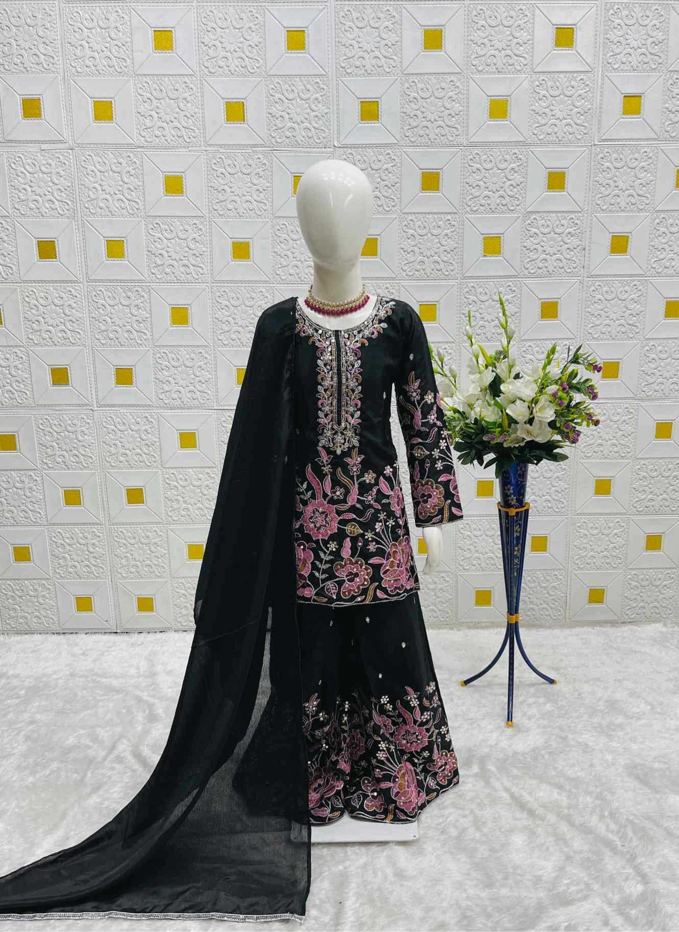 YNF Wholesale Rayon Kids Suit  | Surat Manufacturer