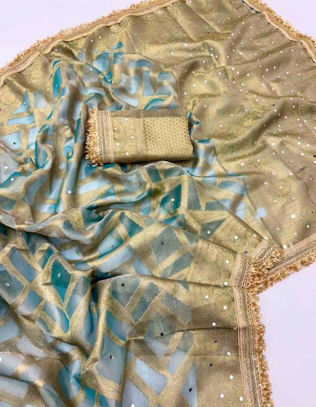 YNF Wholesale Organza Fancy Sarees RIN225 2034 | Surat Manufacturer