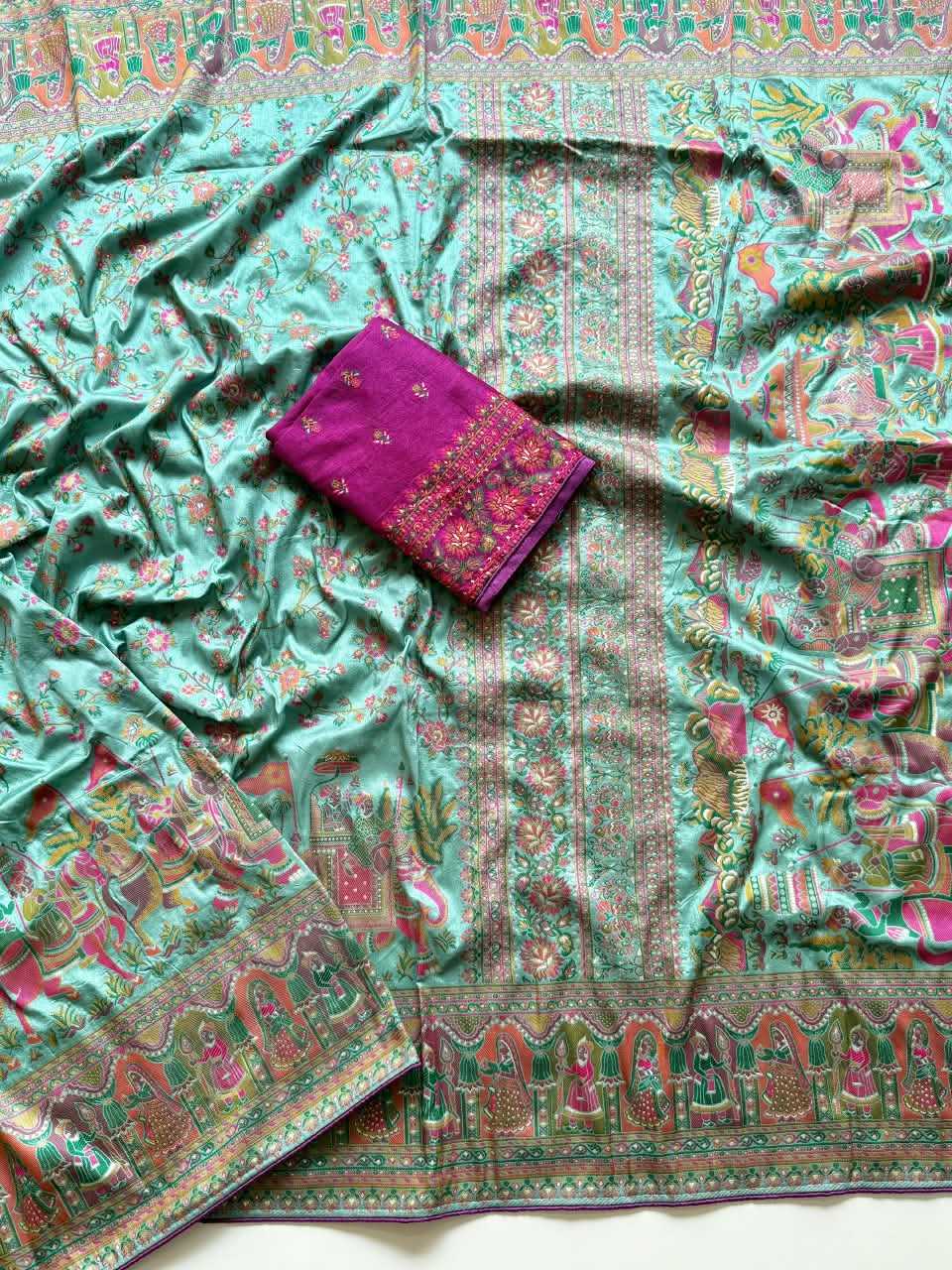 YNF Wholesale Pashmina Designer Sarees RIN225 2035 | Surat Manufacturer