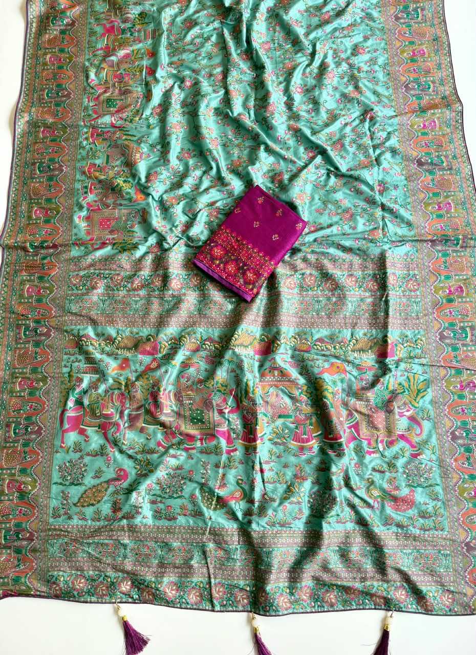 YNF Wholesale Pashmina Designer Sarees RIN225 2035 | Surat Manufacturer
