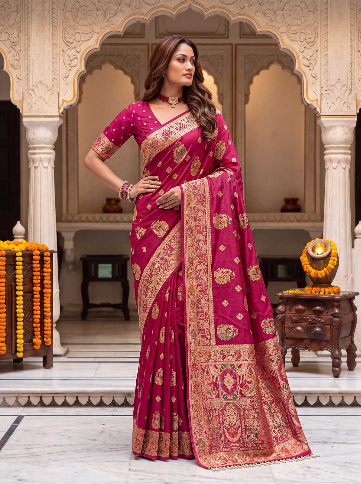 YNF Wholesale Nylon Designer Sarees  | Surat Manufacturer
