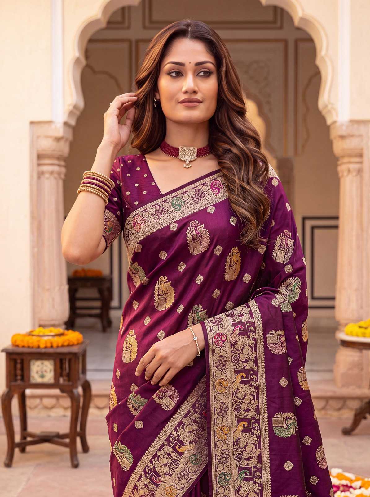 YNF Wholesale Nylon Designer Sarees  | Surat Manufacturer