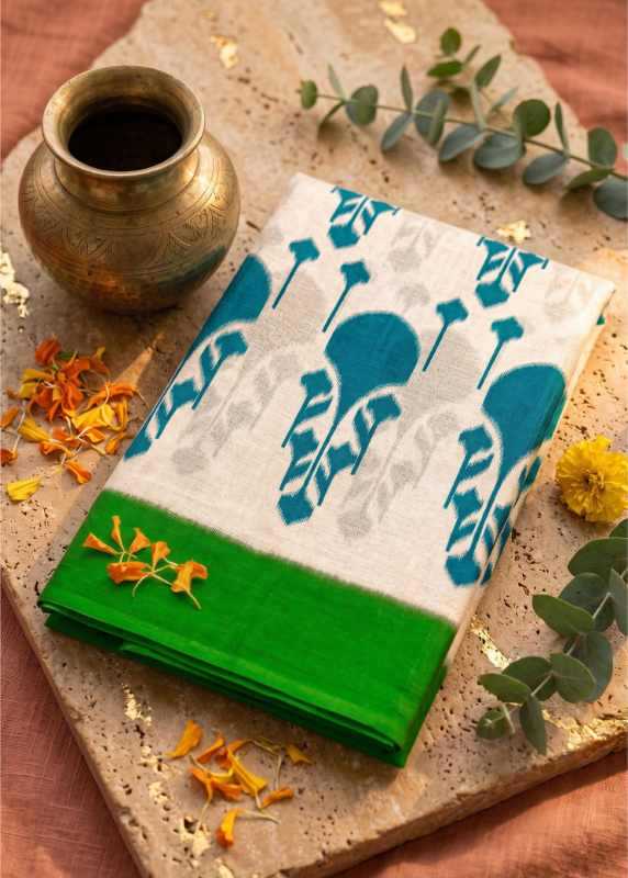 YNF Wholesale Cotton Cutwork Saree RIN229 Lad | Surat Manufacturer