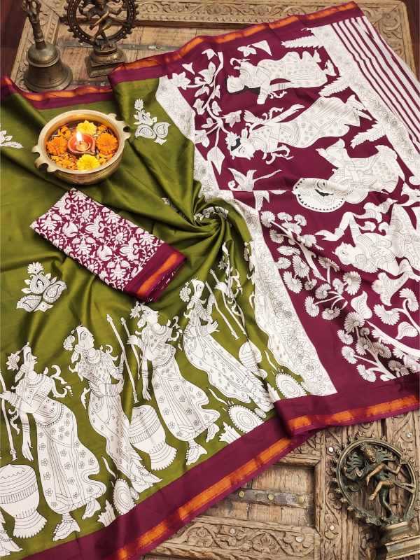 YNF Wholesale Heavy Maslin Cotton Zari Border Sarees RIN229 LIVA | Surat Manufacturer