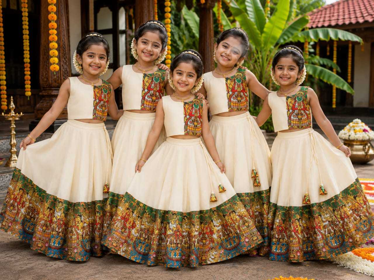 YNF Wholesale Dola Silk Kids Lehenga RIN235 Anika | Surat Manufacturer