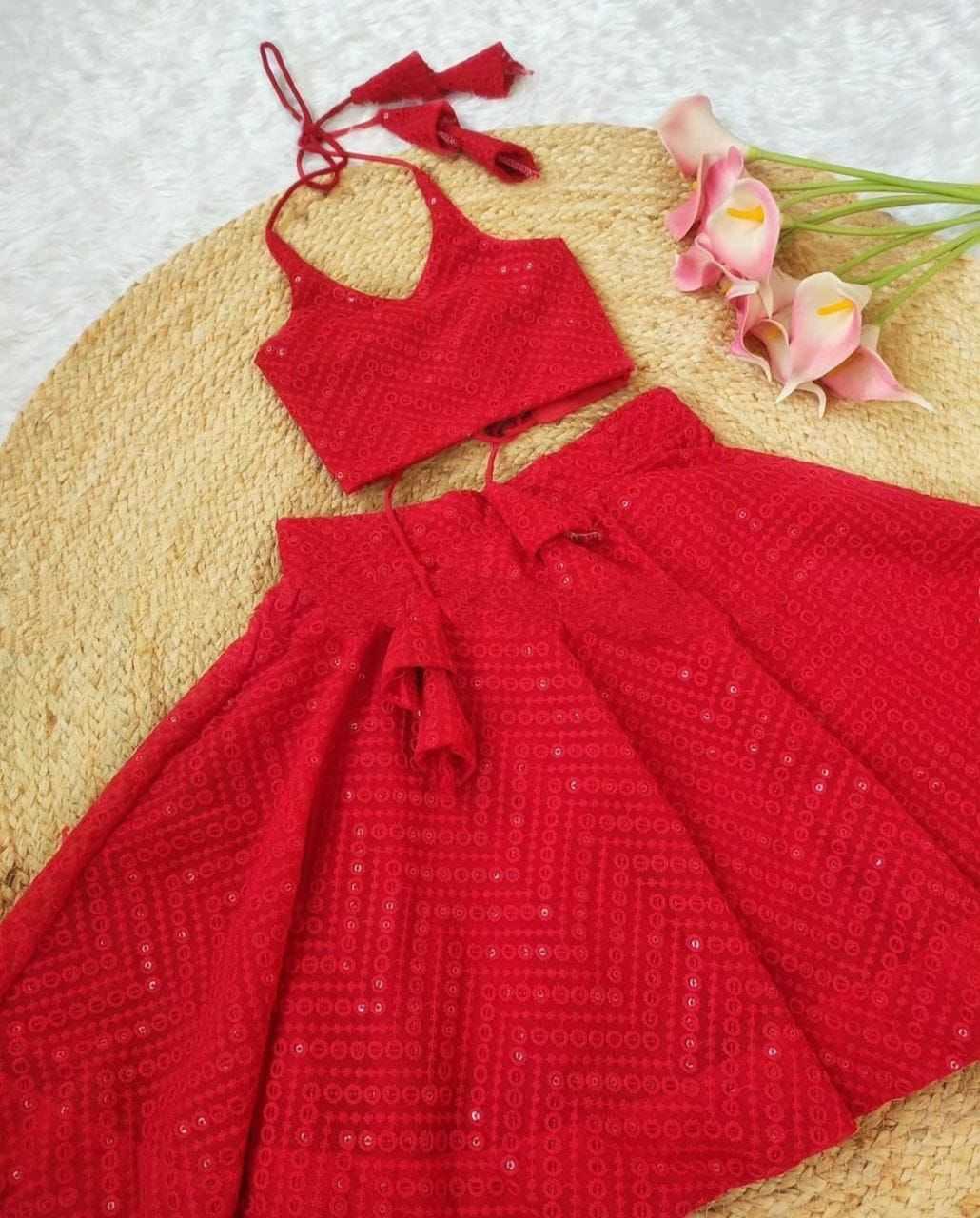 YNF Wholesale Faux Georgette Kids Lehenga  | Surat Manufacturer