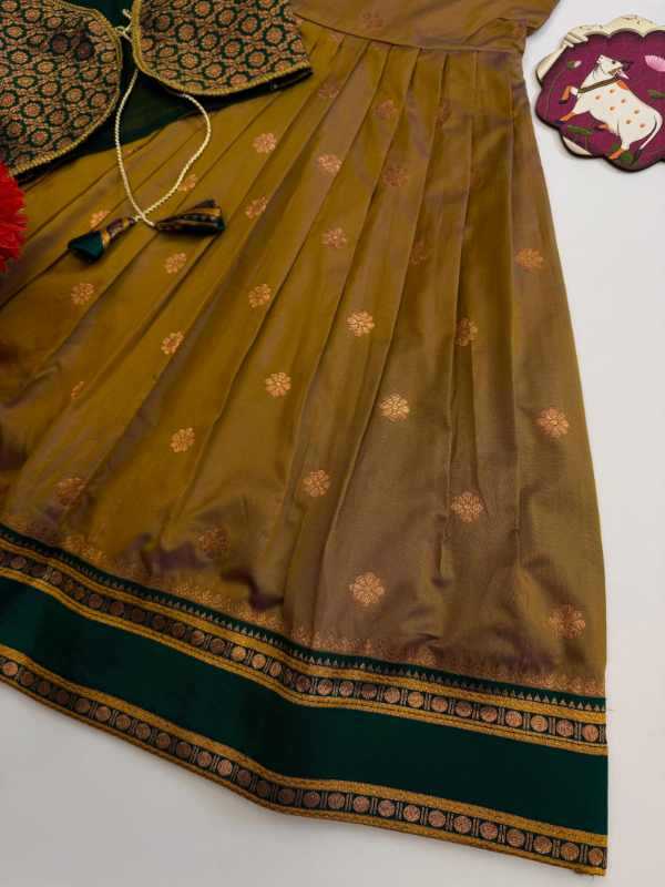 YNF Wholesale Soft Silk Kids Gown  | Surat Manufacturer