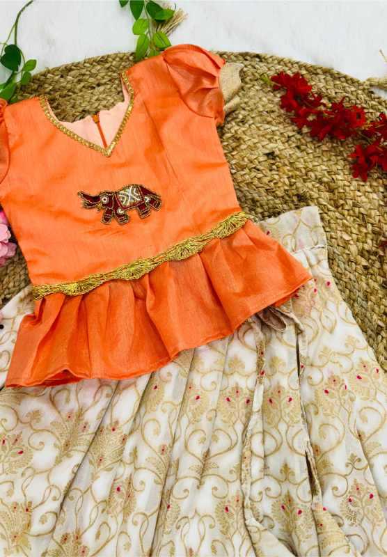YNF Wholesale Cotton Kids Lehenga  | Surat Manufacturer