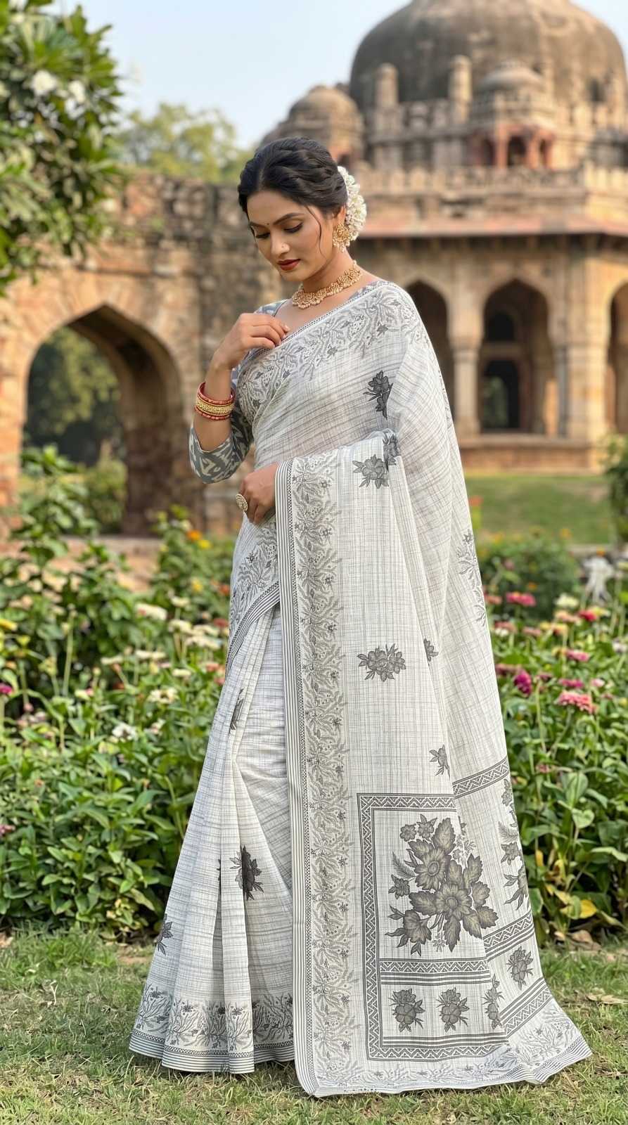 YNF Wholesale Soft Cotton Designer Sarees | Surat Manufacturer