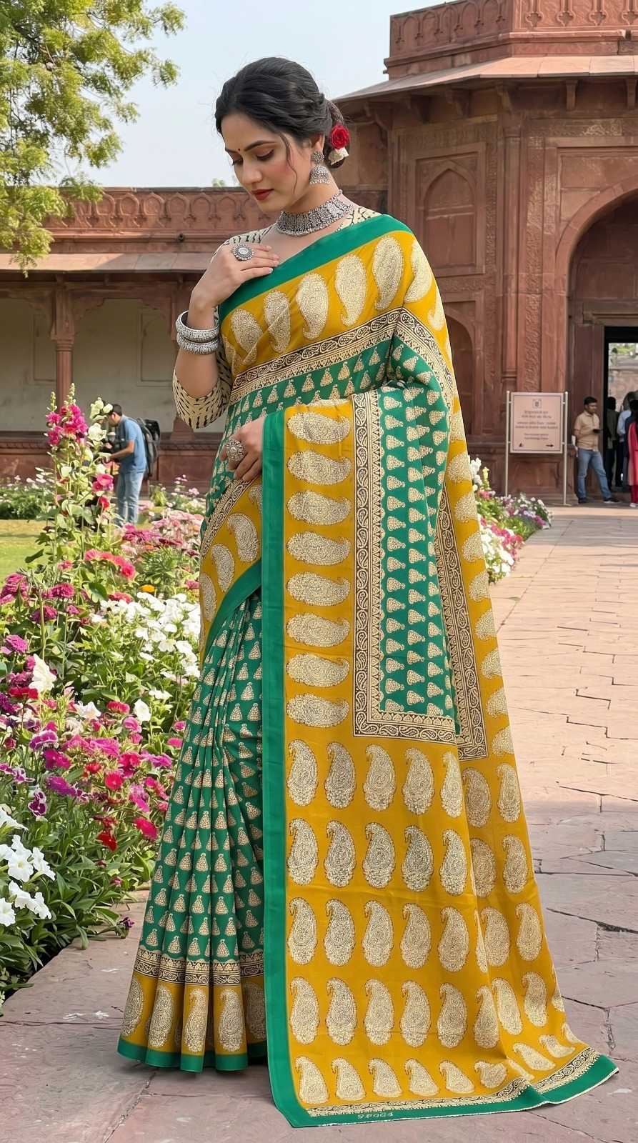 YNF Wholesale Soft Cotton Fancy Sarees | Surat Manufacturer