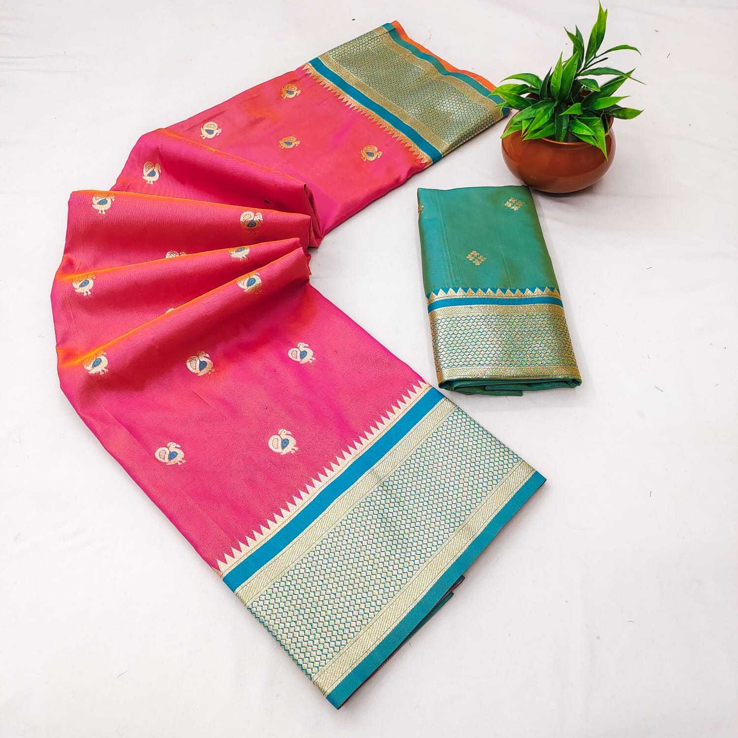 YNF Wholesale Soft Silk Designer Silk Sarees | Surat Manufacturer