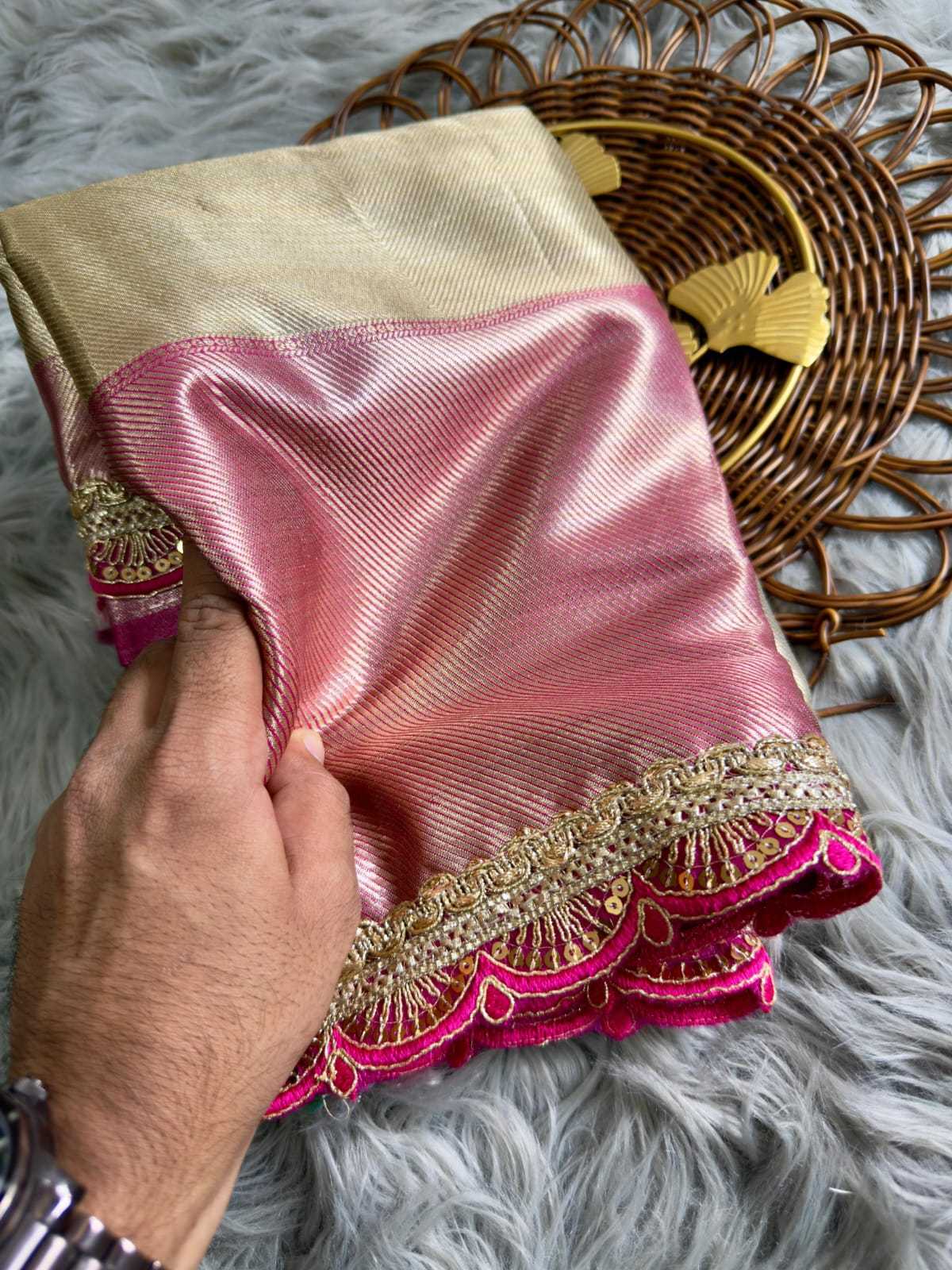 YNF Wholesale Tissue Silk Soft Silk Sarees | Surat Manufacturer