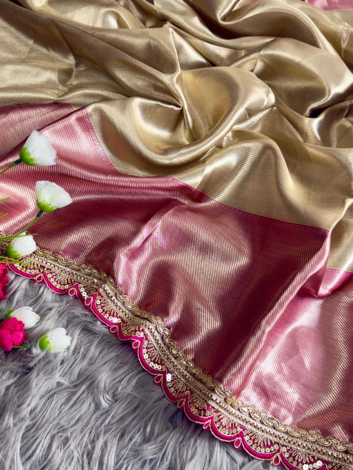 YNF Wholesale Tissue Silk Soft Silk Sarees | Surat Manufacturer