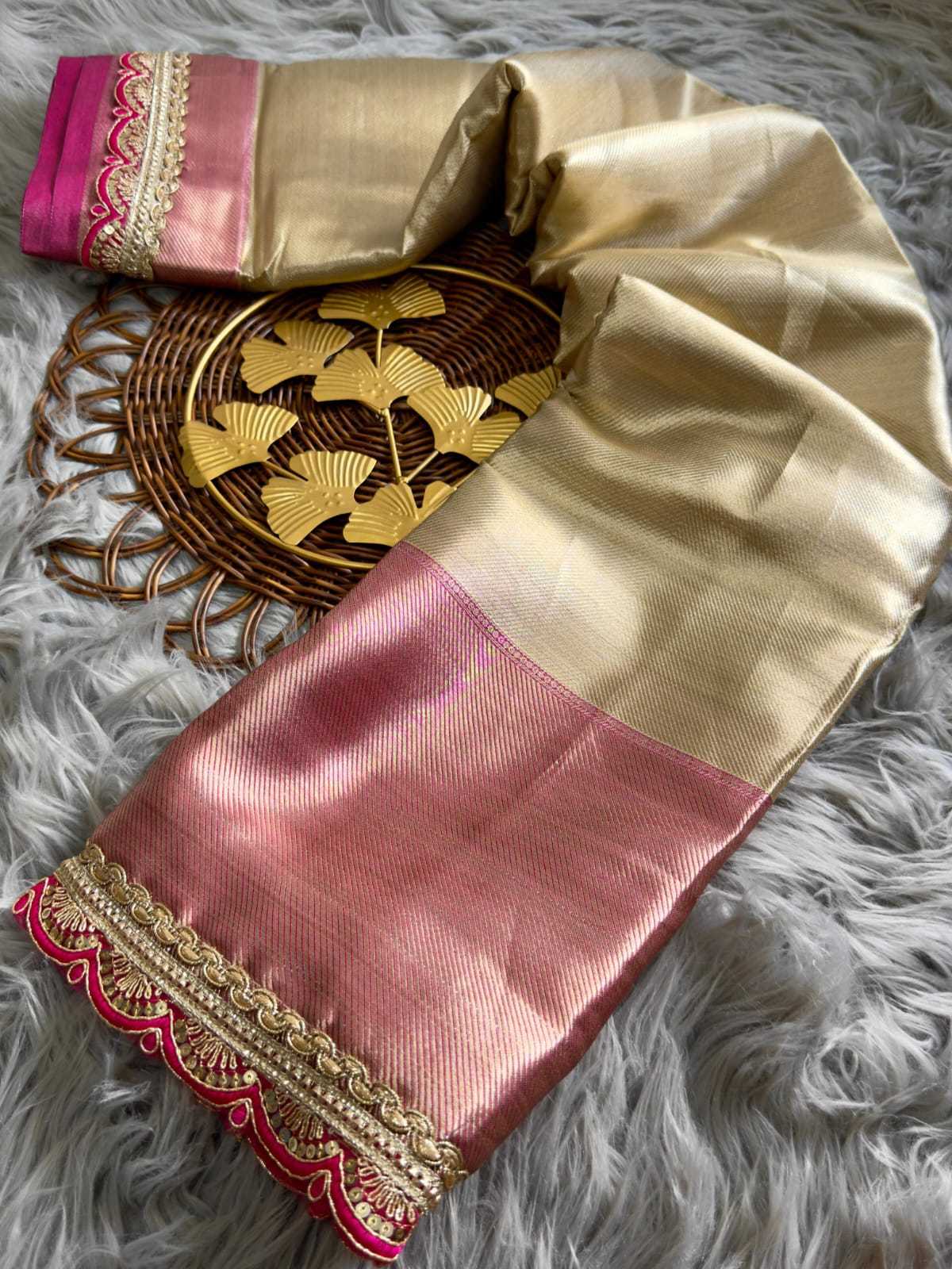 YNF Wholesale Tissue Silk Soft Silk Sarees | Surat Manufacturer