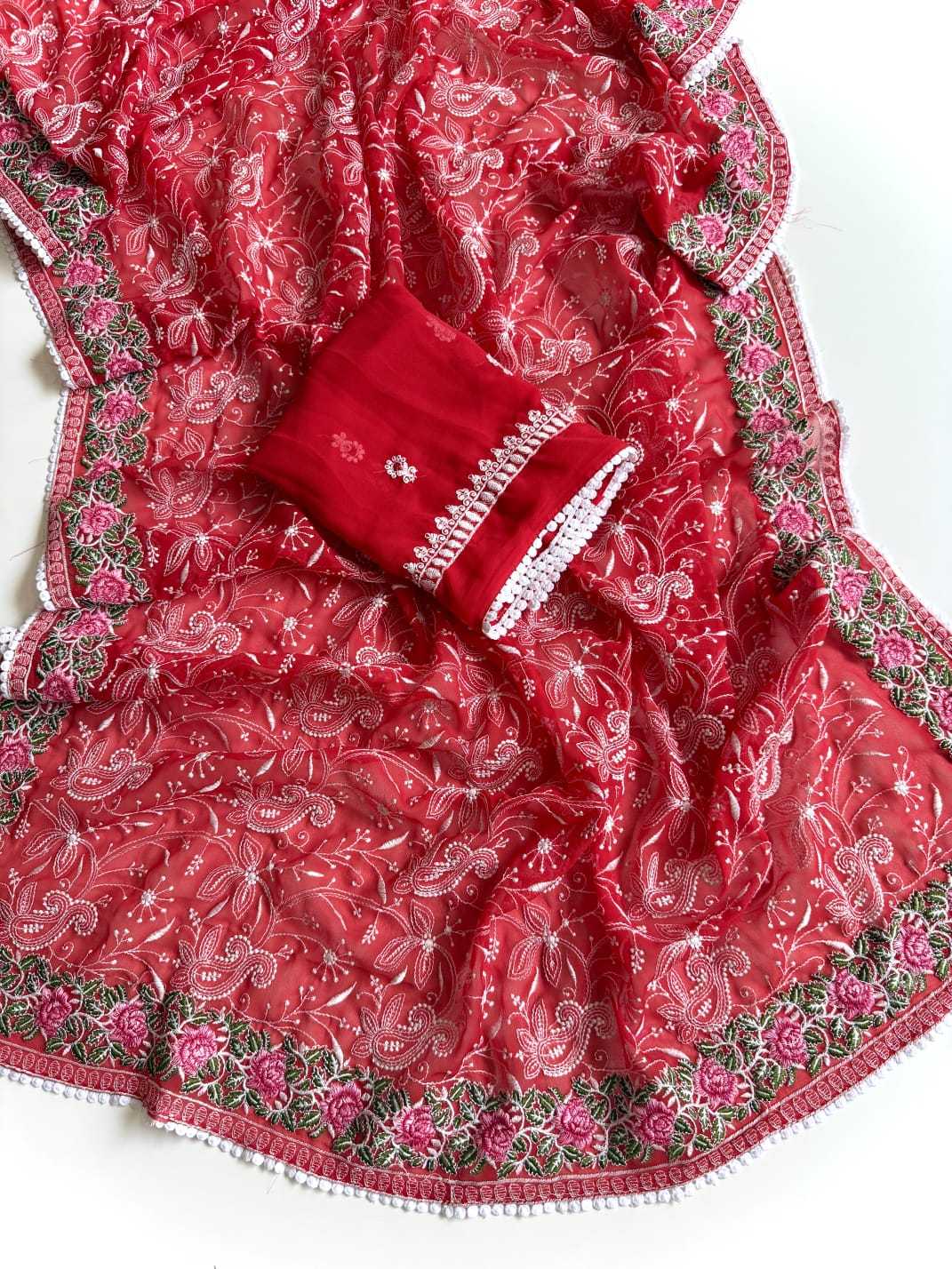 YNF Wholesale Premium Georgette Designer Sarees KESH115 Aarohi | Surat Manufacturer