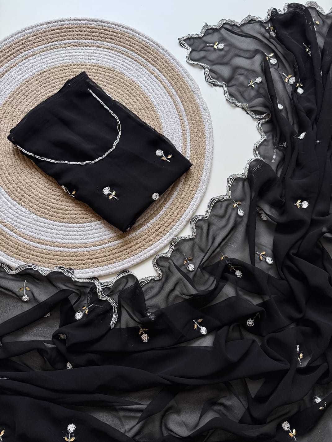 YNF Wholesale Premium Georgette Designer Sarees KESH115 Drishti | Surat Manufacturer